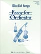 Essay for Orchestra Orchestra sheet music cover